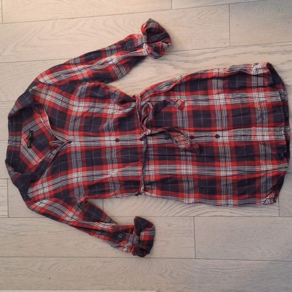Ghingam Shirt dress